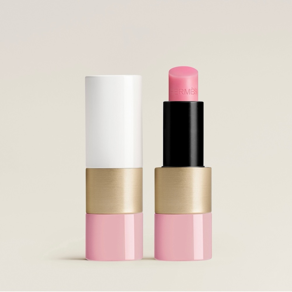 Brand new Hermes Rosy Lip Enhancer Rose Confetti #27 and sample